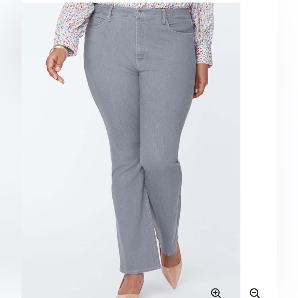 NWT NYDJ Slim Bootcut Jeans Ambition Grey Size 24W